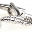 Silver Saxophone Cufflinks