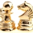 Gold Chess Pieces Cufflinks