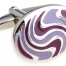 Purple Whirl Cufflinks