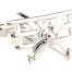 Silver Single Propellor Aeroplane Cufflinks
