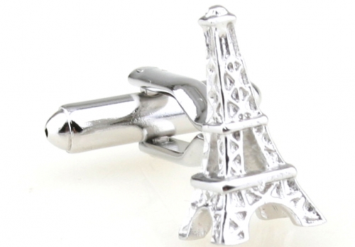 Silver Eiffel Tower Cufflinks